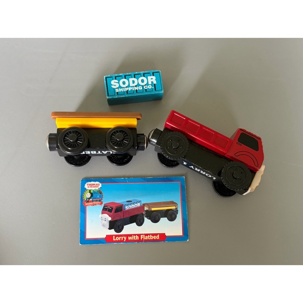 Thomas & Friends Wooden Railway Learning Curve LORRY 1 Truck With Flatbed HTF